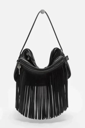 Bolso de hombro con flecos para cámara Camero