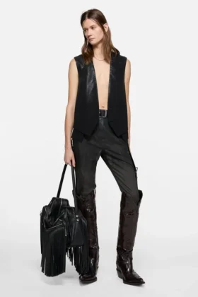 Bolso de hombro con flecos para cámara Camero