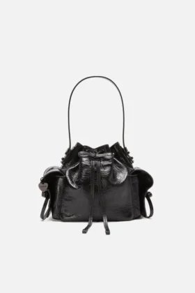 Bolso tipo cubo Multipocket mini con múltiples bolsillos