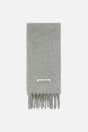 Bufanda con logotipo de mohair