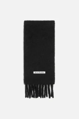 Bufanda con logotipo de mohair