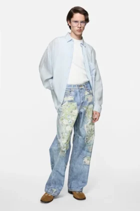 Camisa de rayas con botones