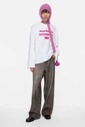Camiseta con logotipo - corte holgado