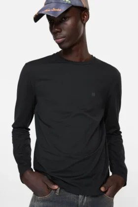 Camiseta con logotipo de cara