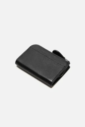 Cartera compacta con cremallera