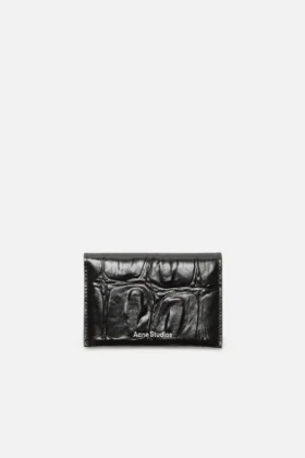 Cartera de piel plegable