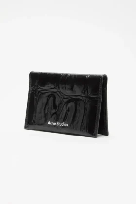 Cartera de piel plegable