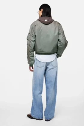 Chaqueta bomber lavada