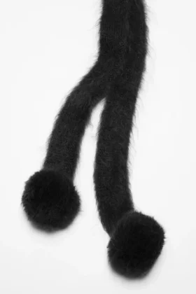 Gorro de mohair con orejeras