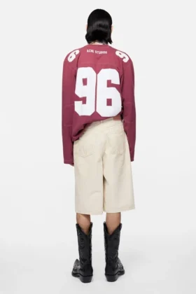 Pantalones cortos vaqueros con efecto desgastado