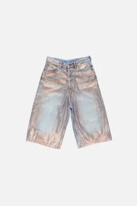 Pantalones cortos vaqueros con purpurina
