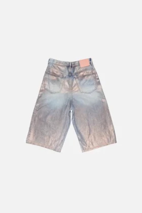 Pantalones cortos vaqueros con purpurina