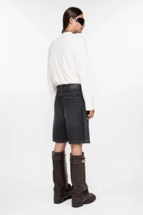 Pantalones cortos vaqueros de corte holgado
