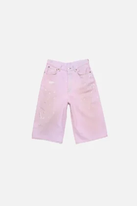 Pantalones cortos vaqueros rosas