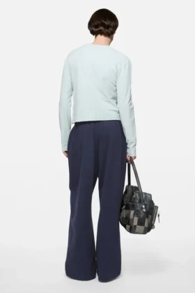 Pantalones de chándal de felpa con logotipo