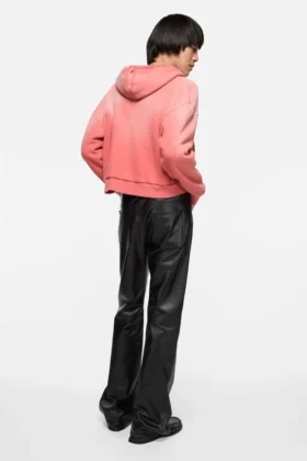 Pantalones de cuero - corte regular