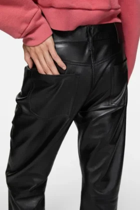 Pantalones de cuero – corte regular